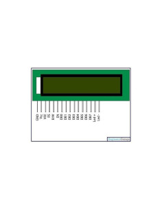 Pantalla LCD 1602 luz azul 2