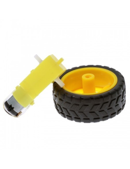 Motorreductor con llanta  9V-12v