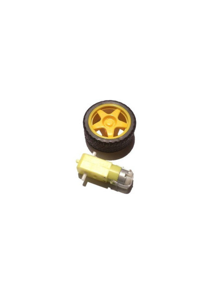 Motorreductor con llanta  9V-12v