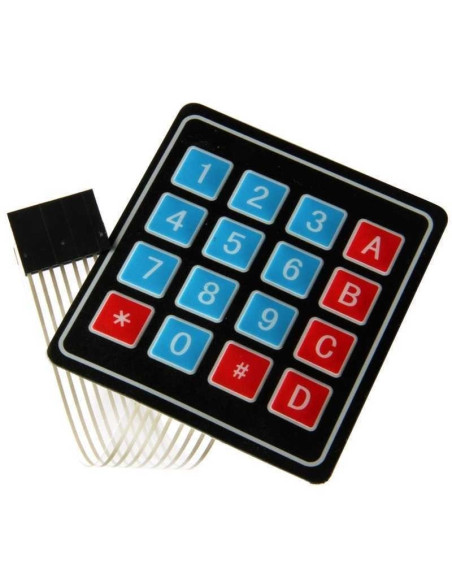 Teclado membrana 4x4