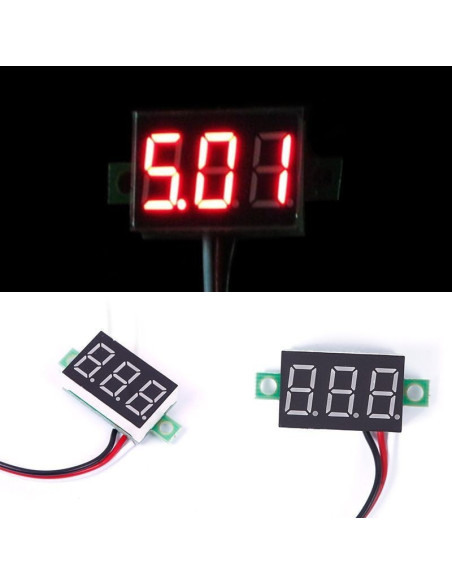 Voltimetro DC  2.7V a 30V