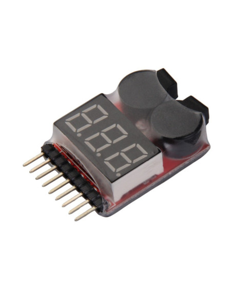 Salva lipo  de 1s a 8s con indicador sonora y visual