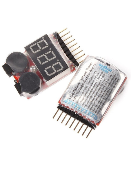 Salva lipo  de 1s a 8s con indicador sonora y visual