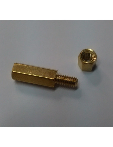 Separador - Poste En Bronce 3x18 mm...