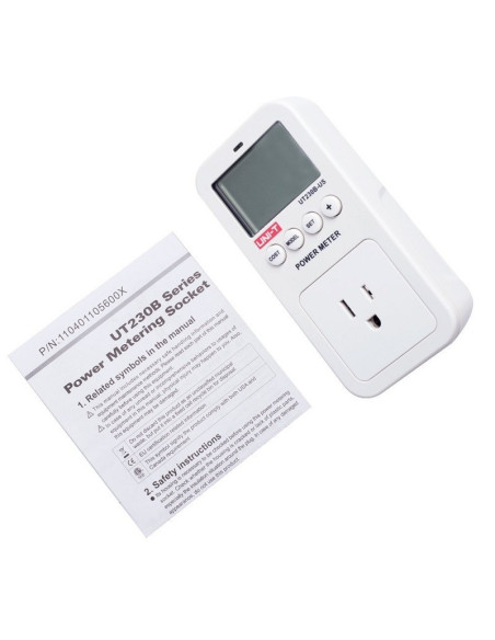 Monitor de consumo electrico unit UT230B vatimetro Monitor de consumo electrico unit UT230B vatimetro