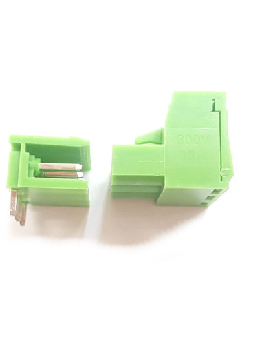 Bornera Enchufable 3 Pines, 90 Grados