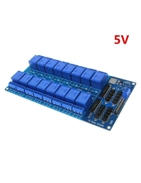 Modulo rele  16 canales optoacoplado