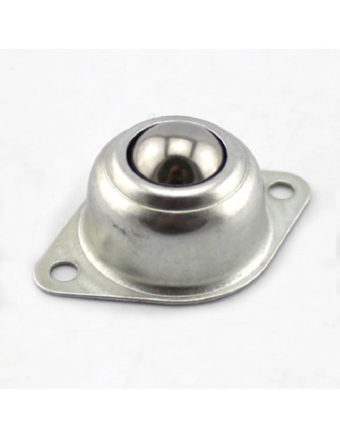 Rueda loca metalica para robotica