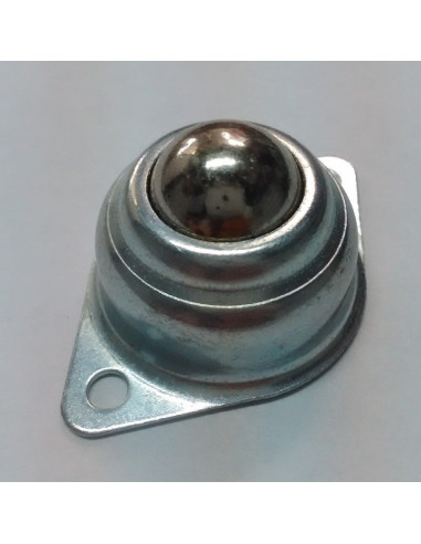 Rueda loca metalica para robotica