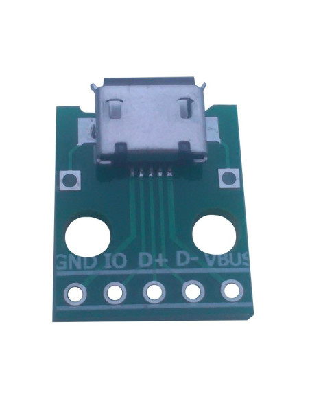 Conector  Micro USB hembra a pines