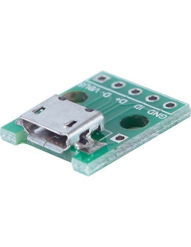 Conector  Micro USB hembra a pines