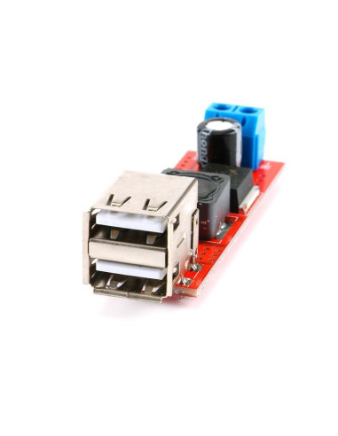 Reductor dc dc salida a doble usb 2.0