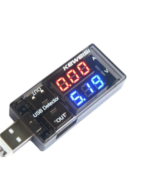 Tester USB  Voltaje y Corriente  para PC - Power Bank