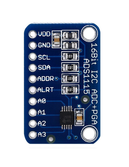 Conversor Analogo Digital ADS1115 16 bit 4 canales I2C
