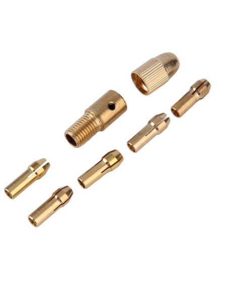 Porta Broca, Mini Mandril 5 Juegos de punta