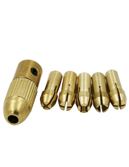 Porta Broca, Mini Mandril 5 Juegos de punta