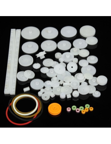 kit piñones y poleas 75 piezas en...