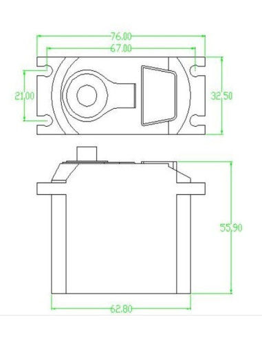 Big Servo Digital de Alto Torque 60...