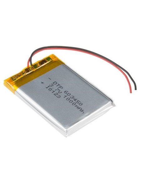 Bateria Recargable de LIPO 3.7V 1000mAh