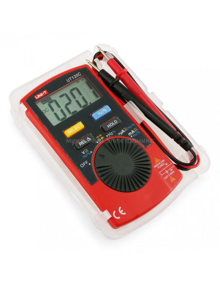 Multímetro Digital De Bolsillo Autorango Uni-t Ut120C