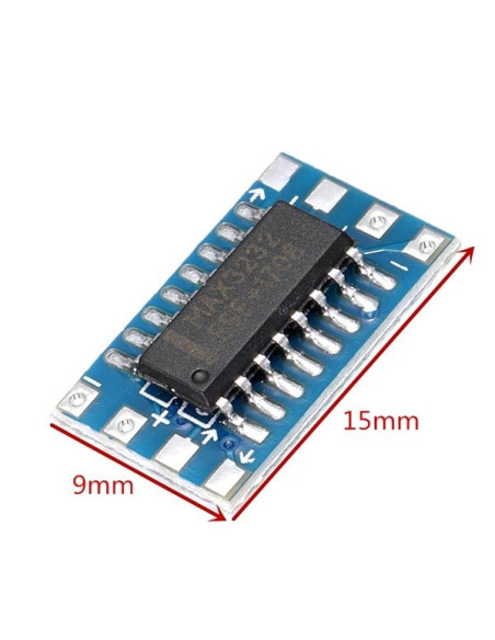 Mini Convertidor  RS232 a TTL con  MAX3232