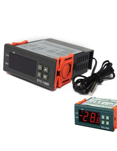 Termostato Digital Incubadora Stc1000 Con Sensor