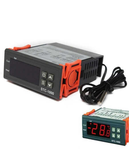 Termostato Digital Incubadora Stc1000 Con Sensor