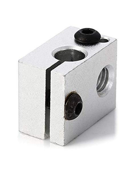 Bloque De Aluminio Extrusor 20x16x12 Mm Impresora 3d