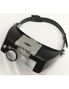 Gafas Lupa Cabeza 3 Lentes Luz Tipo Balaca