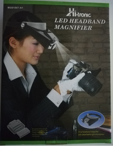 Gafas Lupa Cabeza 3 Lentes Luz Tipo...