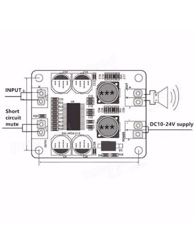Modulo Amplificador De Audio...