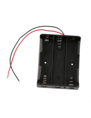Porta Pila 18650x3, Porta Bateria en...