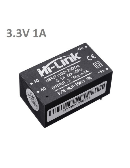 Fuente Conversor AC DC HLK-PM03 3.3V 3W