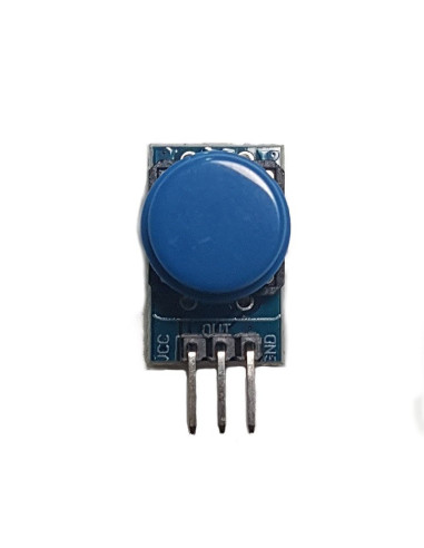 Modulo Boton Pulsador NA, Azul