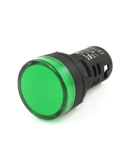 Indicador Led, Luz Piloto 110V, Verde