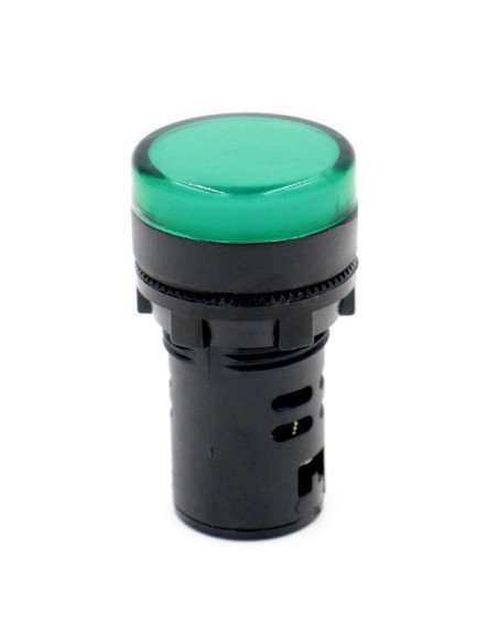 Indicador Led, Luz Piloto 110V, Verde