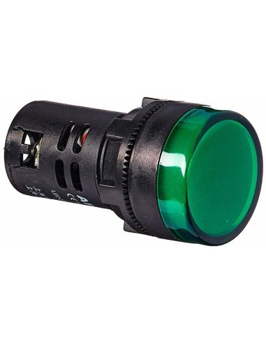 Indicador Led, Luz Piloto 110V, Verde
