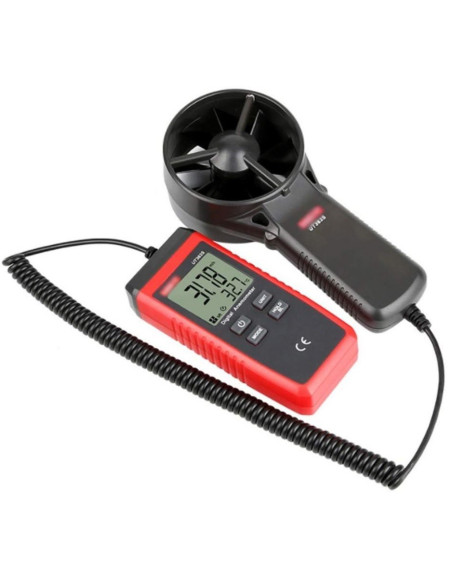 Anemometro Digital UNI-T UT363S, Velocidad Y Temperatura del Viento