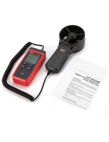 Anemometro Digital UNI-T UT363S, Velocidad Y Temperatura del Viento