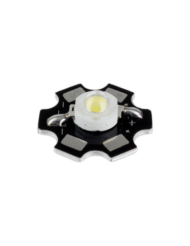Led de Potencia 3W Blanco Con Disipador