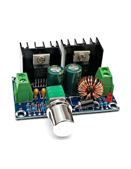 Regulador Voltaje Dc Dc 8A 200W XL4016E1 Xh-m401 Con Perilla
