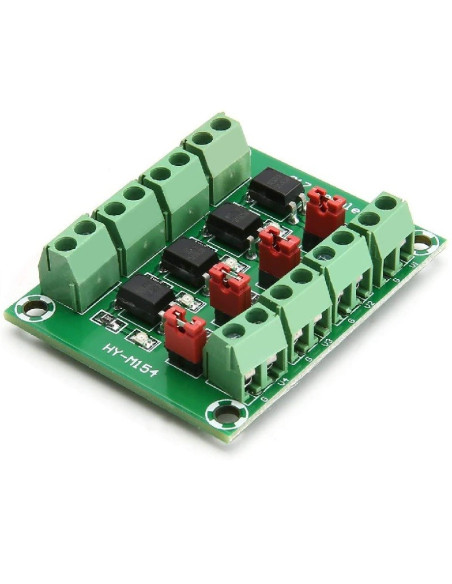Modulo Optoacoplador Pc817 4 Canales, 3.6v ~ 30vdc