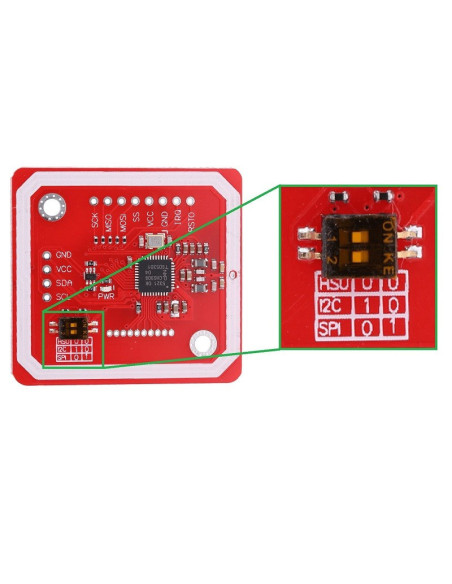Modulo Rfid Nfc PN532 Lectura Escritura I2c TTL Spi