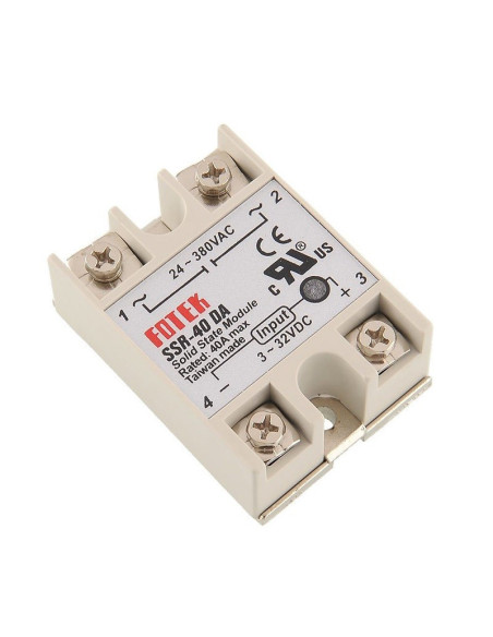 Rele Estado Solido SSR-40DA, 24~380Vac 40A