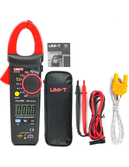Pinza Voltiamperimetrica Uni-t Ut213c, Ac/dc, True Rms