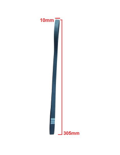 Correa Dentada 2GT-610 10mm... 2