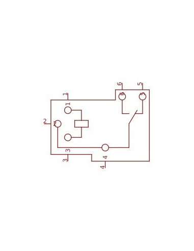 Relé Mecánico 5VDC 6 Pines, 30A...