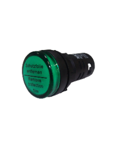 Indicador Led, Luz Piloto 22mm 12~48VDC, Verde 2