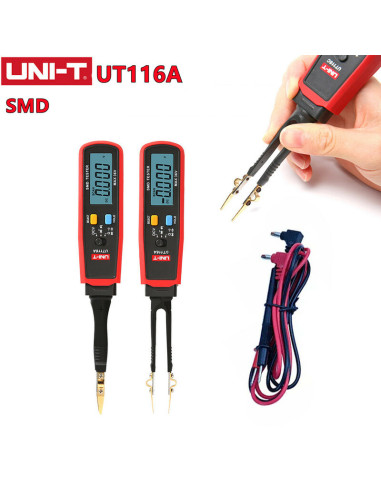 Multimetro Digital UNI-T UT116A Para Componentes SMD