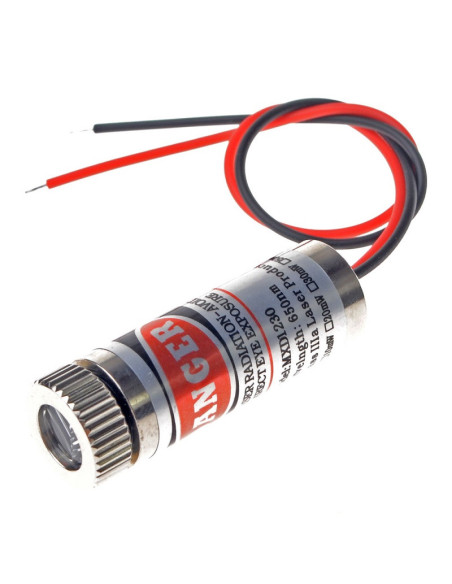 Modulo laser 5V 650nm 5mW, CRUZ